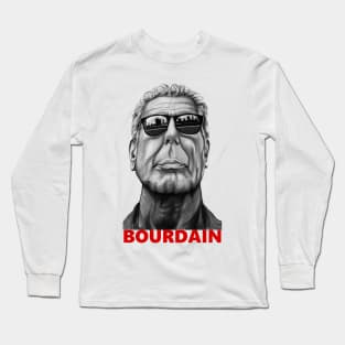 Anthony Bourdain original portrait Long Sleeve T-Shirt